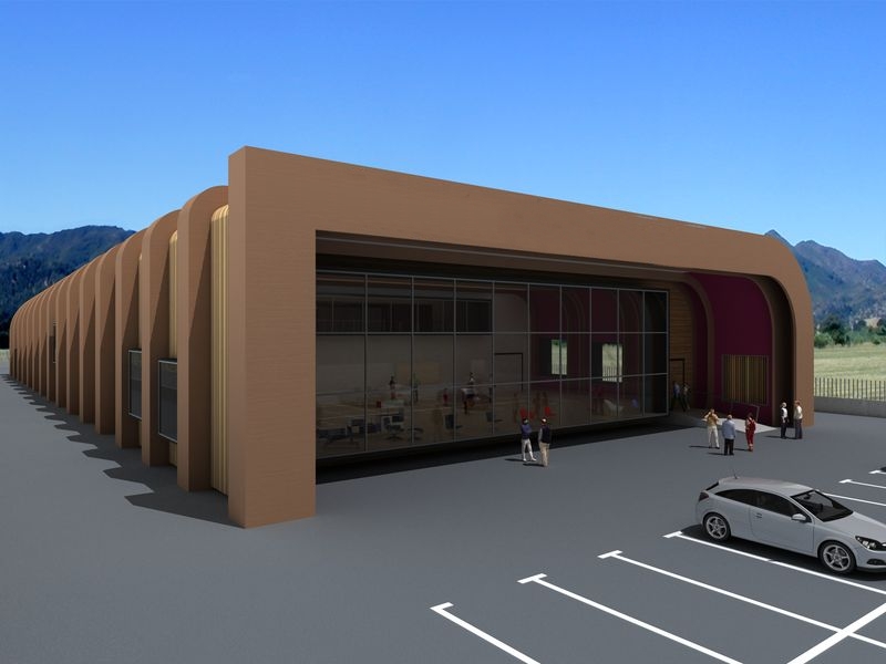 Nave industrial de madera